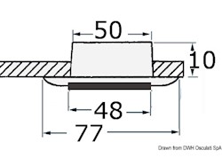 Plafoniera Nova 2 gold switch